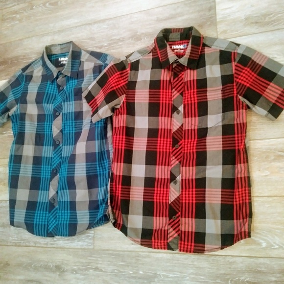 Hawke & Co Other - Boys Hawk & Co plaid button up size medium